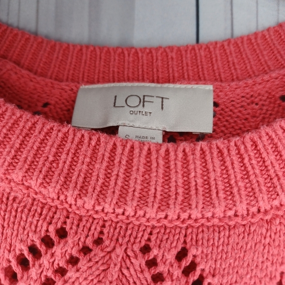 LOFT outlet short sleeve sweater - Picture 5 of 13